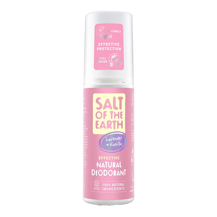 Salt of the Earth Lavender & Vanilla Natural Deodorant Spray 100ml Natural Deodorant & Antiperspirant Holland&Barrett   