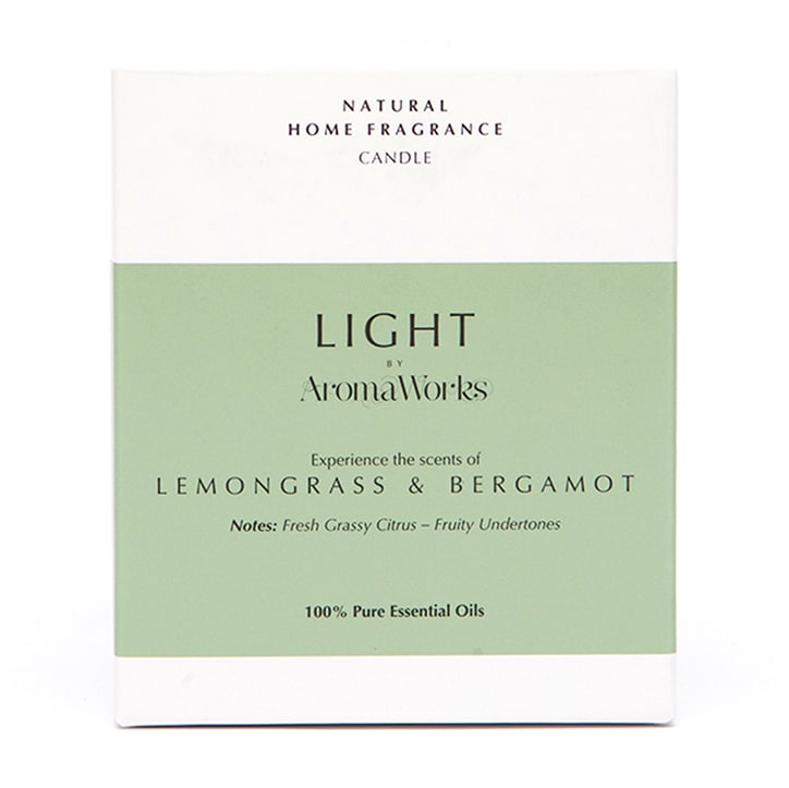 AromaWorks Lemongrass & Bergamot Candle