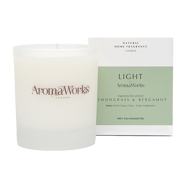 AromaWorks Lemongrass & Bergamot Candle