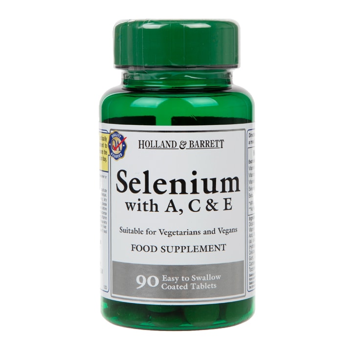 Holland & Barrett Selenium with A C & E 90 Tablets