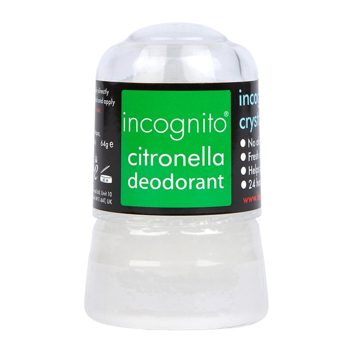Incognito Natural Crystal Deodorant 60g Natural Deodorant & Antiperspirant Holland&Barrett   