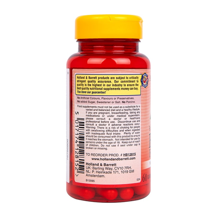 Holland & Barrett Raspberry Ketones Fibre Formula 60 Capsules Raspberry Ketones Holland&Barrett   