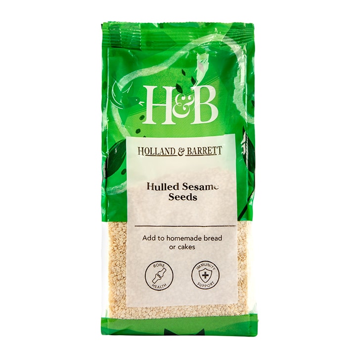 Holland & Barrett Hulled Sesame Seeds 300g Seeds Holland&Barrett   