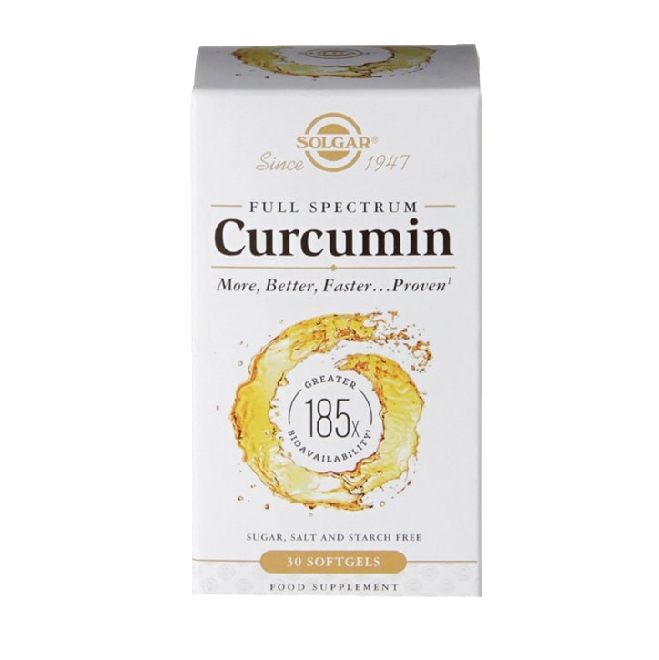 Solgar Full Spectrum Curcumin 185x 30 Softgels