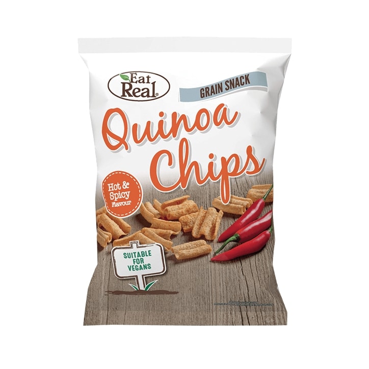 Eat Real Hot & Spicy Quinoa Chips 80g