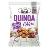 Eat Real Hot & Spicy Quinoa Chips 80g Savoury Snacks Holland&Barrett Tomato & Roasted Garlic  