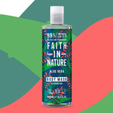 Faith in Nature Aloe Vera Body Wash 400ml Natural Shower Gel & Body Wash Holland&Barrett   