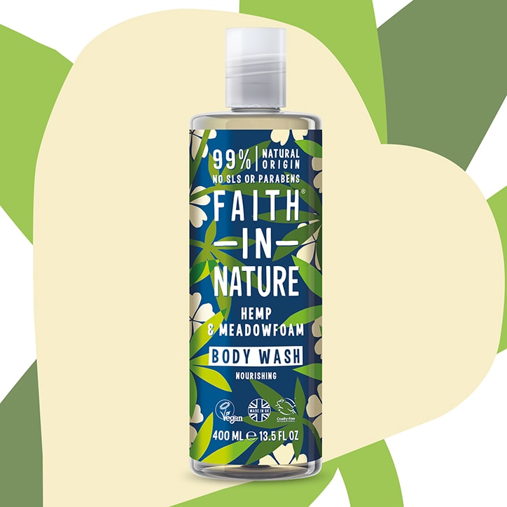 Faith in Nature Hemp & Meadowfoam Body Wash 400ml