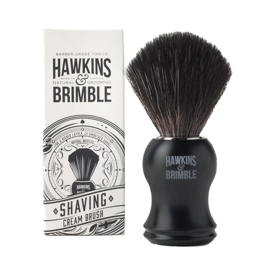 Hawkins & Brimble Shaving Cream Brush (1 stuks) Natural Mens Shaving Products Holland&Barrett   
