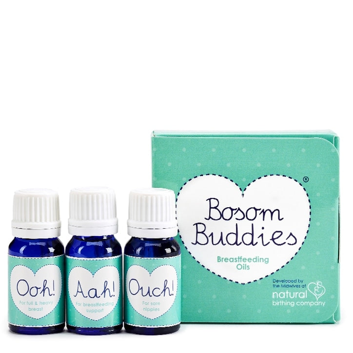 Natural Birthing Co Bosom Buddies Breastfeeding Oils 3x10ml