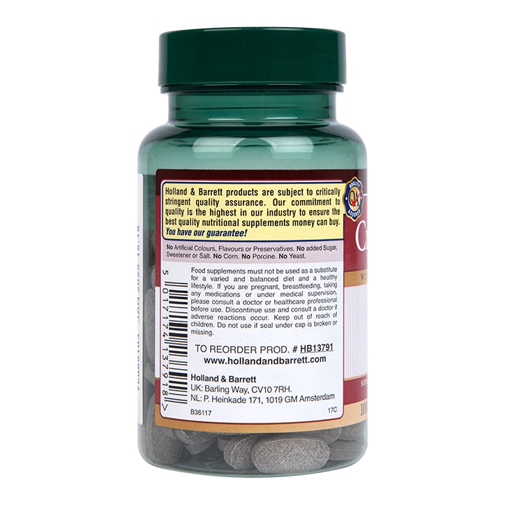 Holland & Barrett Triple Strength Cranberry Concentrate 100 Tablets Plant Sourced Supplements Holland&Barrett   