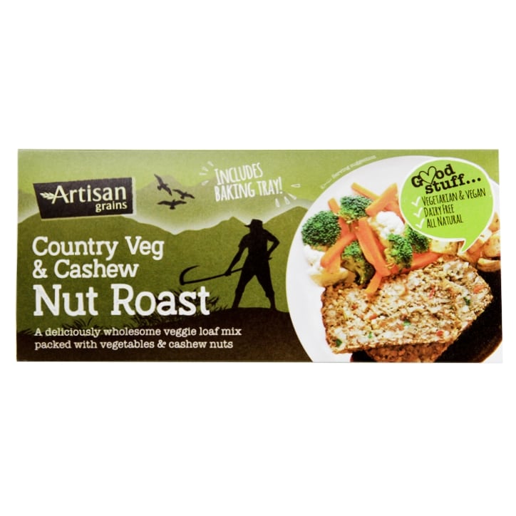 Artisan Country Vegetable & Cashew Nut Roast 200g Cooking Mixes Holland&Barrett   