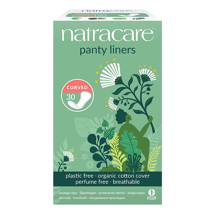 Natracare Natural Organic Panty Liners 30 Curved GOODS Holland&Barrett   