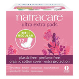 Natracare Natural Organic Ultra Extra Pads with Wings 12 Normal Sanitary Towels & Panty Liners Holland&Barrett   