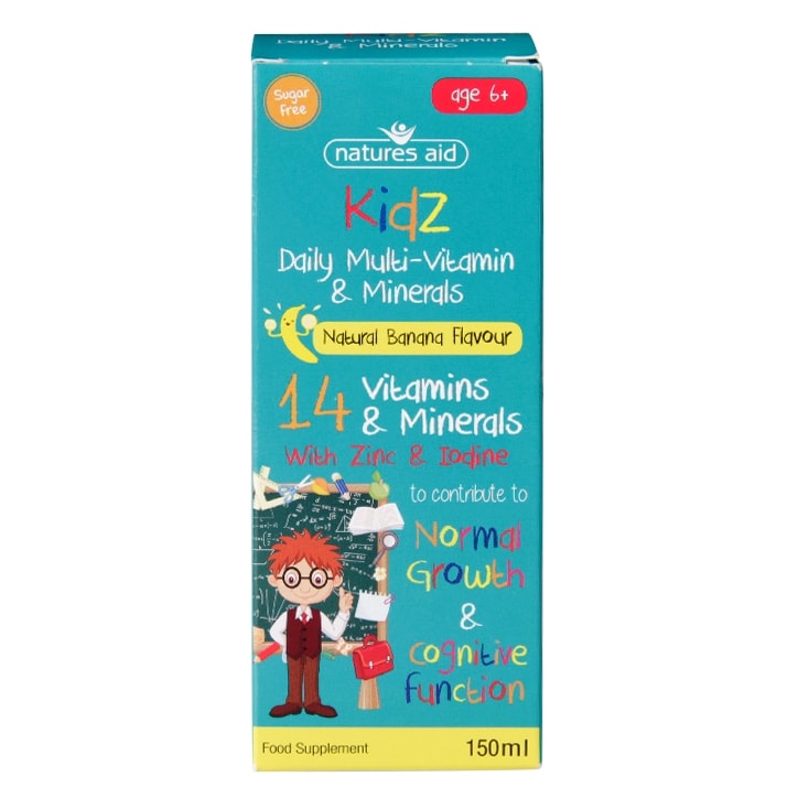 Nature's Aid Kidz Multivitamin Liquid 150ml Children's Health Vitamins Holland&Barrett   