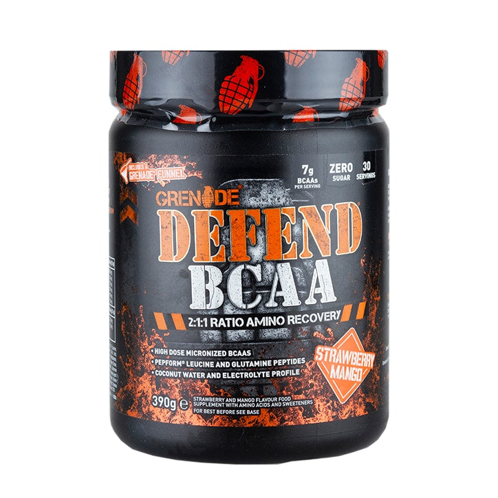 Grenade Defend BCAA Tropical 390g BCAA Holland&Barrett Strawberry Mango  