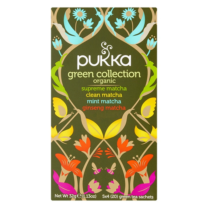 Pukka Organic Green Collection 20 Tea Bags Herbal Tea Holland&Barrett Default Title  