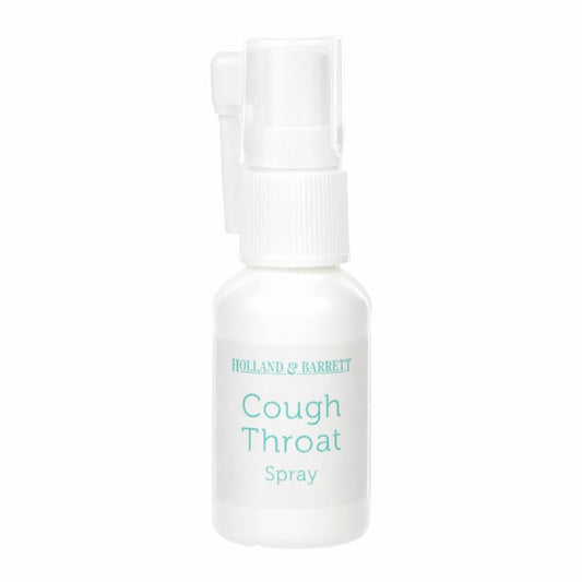 Holland & Barrett Cough & Throat Spray 20ml Immune Support Supplements Holland&Barrett   