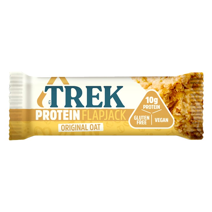 Trek Original Oat Protein Flapjack 50g Protein Bars Holland&Barrett   