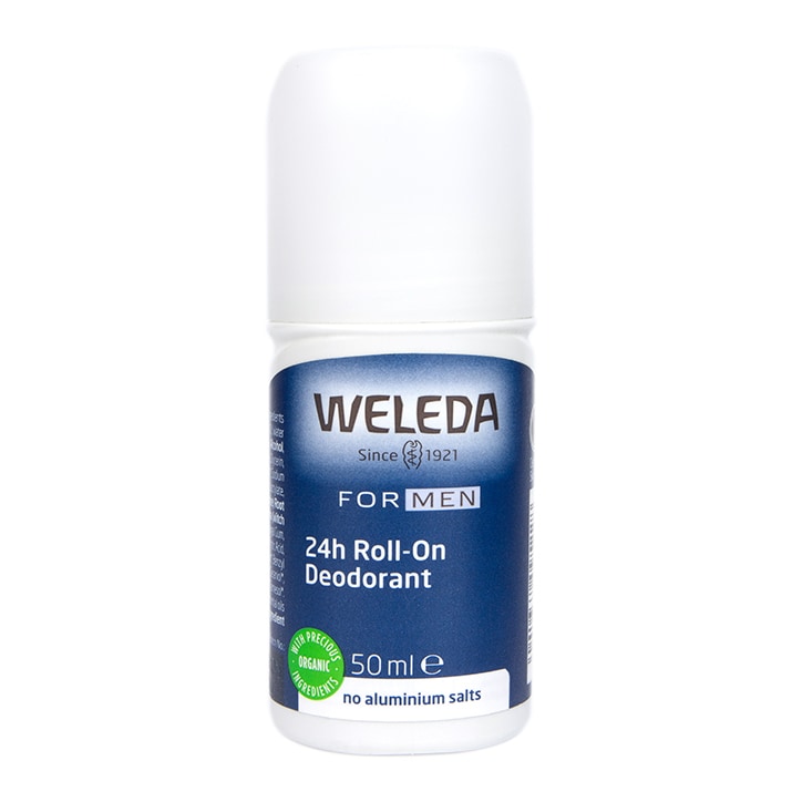 Weleda Mens 24h Roll On Deodorant 50ml Natural Deodorant & Antiperspirant Holland&Barrett   