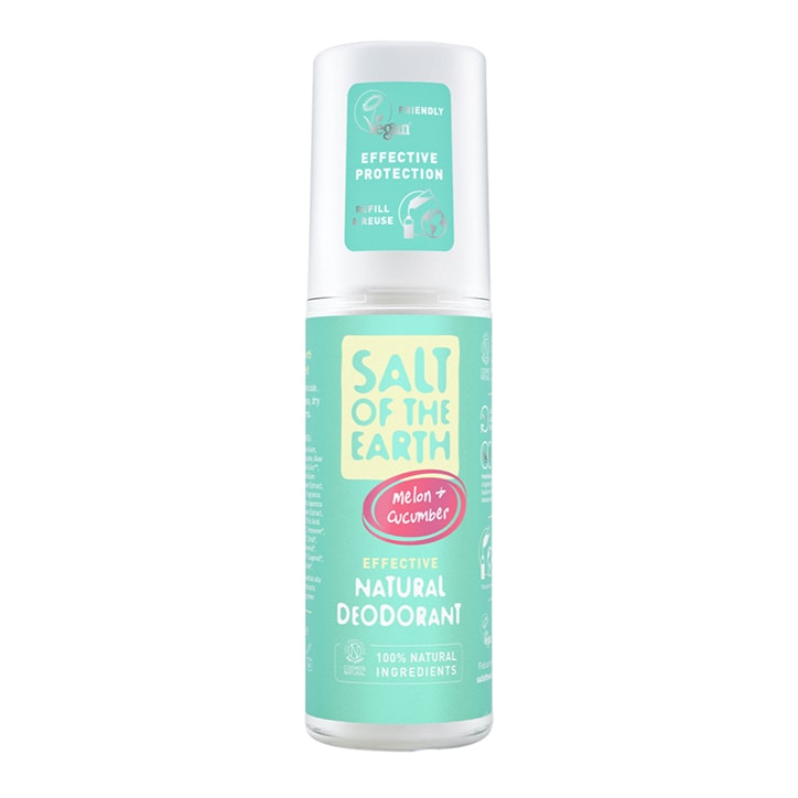 Salt of the Earth Melon & Cucumber Natural Deodorant Spray 100ml Natural Deodorant & Antiperspirant Holland&Barrett   