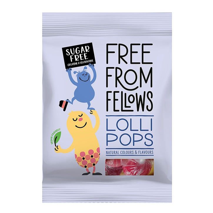 Free From Fellows Mixed Lollipops 60g Sweets & Mints Holland&Barrett Default Title  