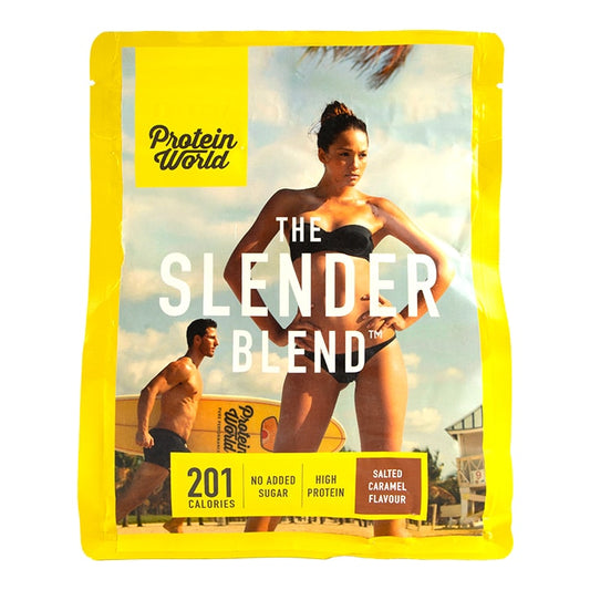 Protein World Slender Blend Salted Caramel 600g Meal Replacement Shakes Holland&Barrett   