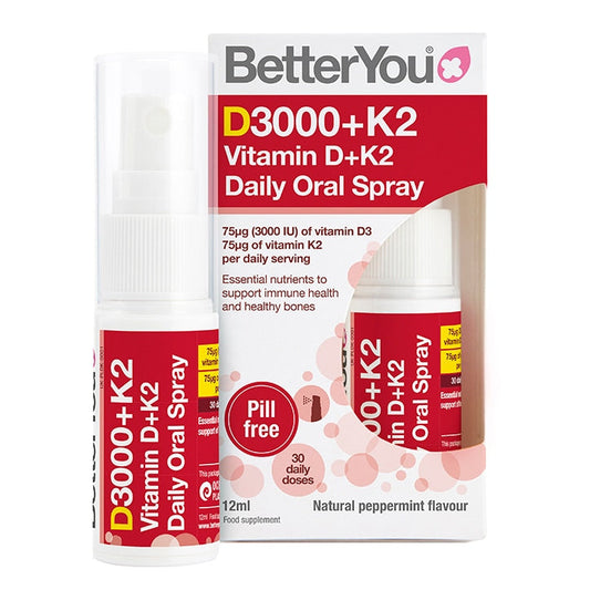 BetterYou Vitamin D + K2 Spray 12ml Bone & Muscle Health Holland&Barrett   