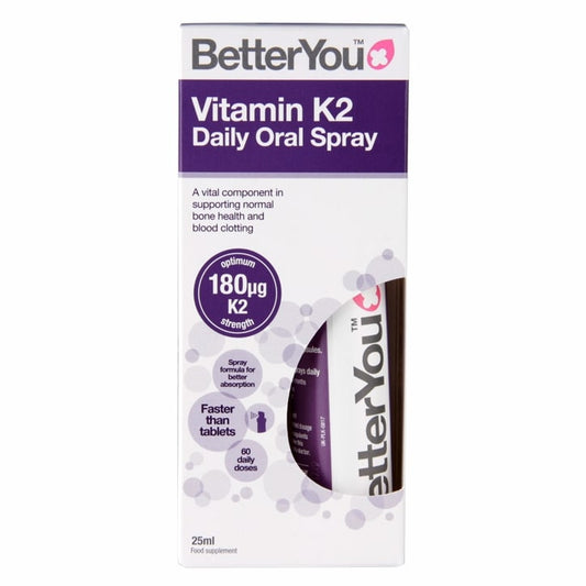 BetterYou Vitamin K2 Spray 25ml Bone & Muscle Health Holland&Barrett   