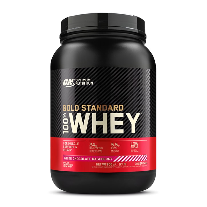 Optimum Nutrition Gold Standard 100% Whey Powder White Chocolate & Raspberry 900g