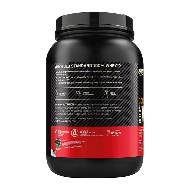 Optimum Nutrition Gold Standard 100% Whey Powder White Chocolate & Raspberry 900g