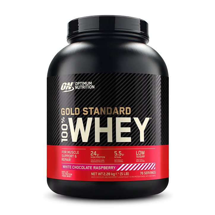 Optimum Nutrition Gold Standard 100% Whey Powder White Chocolate & Raspberry 2.2kg