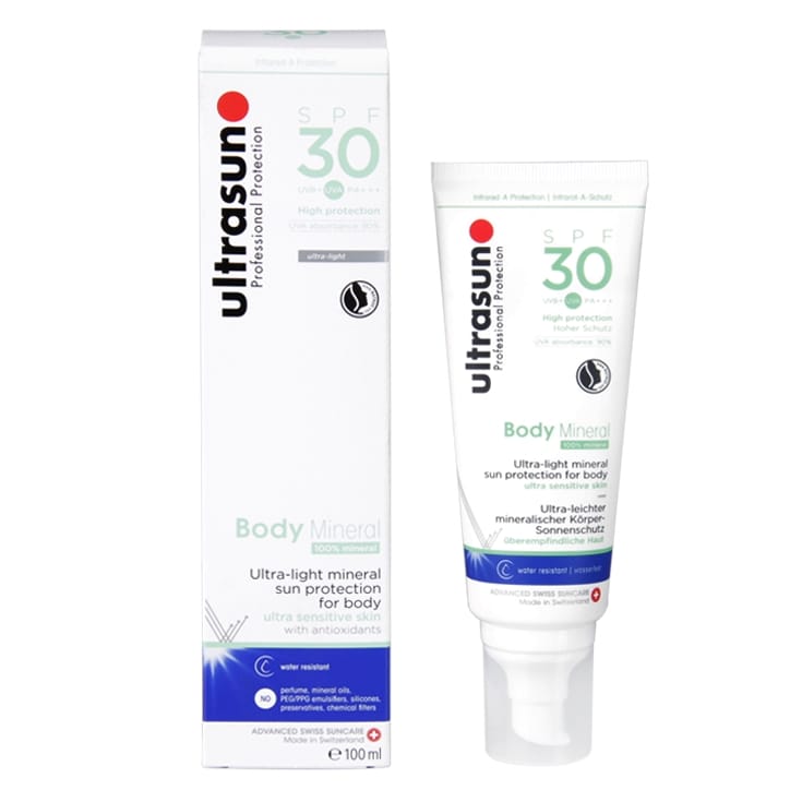 Ultrasun Body Mineral Sunscreen SPF30 100ml Sun Lotion SPF Holland&Barrett   