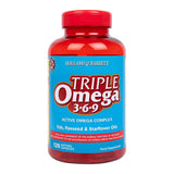 Holland & Barrett Triple Omega 369 120 Capsules 1000mg Omega 3 Supplements & Fish Oils Holland&Barrett   