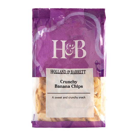 Holland & Barrett Crunchy Banana Chips 125g - McGrocer