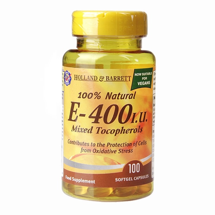 Holland & Barrett Vitamin E Complex 400iu 100 Softgel Capsules