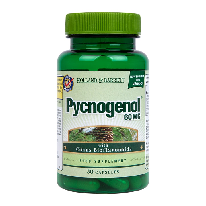 Holland & Barrett Pycnogenol 30 Capsules 60mg