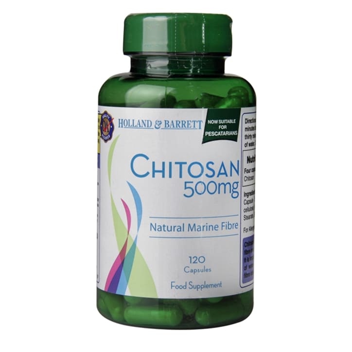 Holland & Barrett Chitosan Capsules 500mg 120 Softgel Capsules