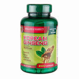 Holland & Barrett Korean Ginseng 500mg 200 Capsules Ginseng Holland&Barrett   