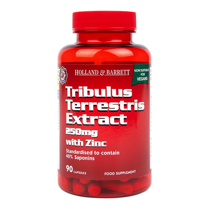 Holland & Barrett Tribulus Terrestris Extract with Zinc 250mg 90 Capsules