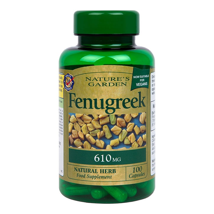 Nature’s Garden Fenugreek 610mg 100 Capsules New In: Vitamins & Supplements Holland&Barrett   