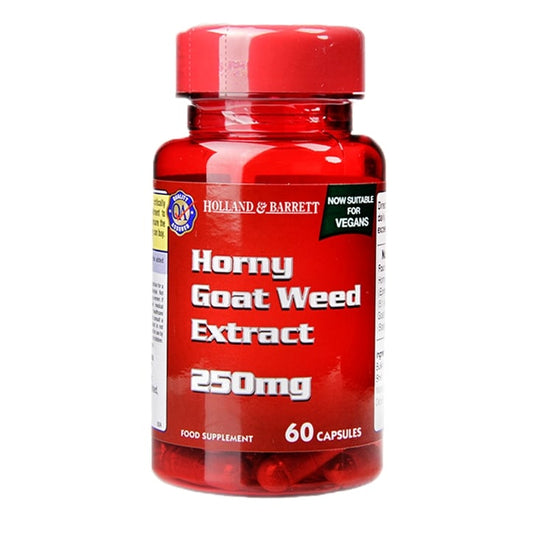 Holland & Barrett Horny Goat Weed 250mg 60 Capsules - McGrocer