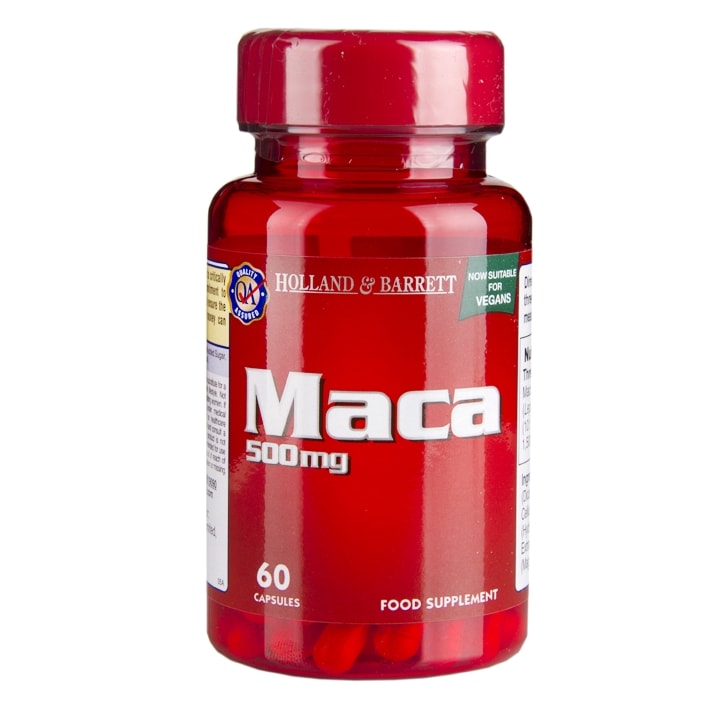 Holland & Barrett Maca Capsules 500mg 60 Capsules Maca Holland&Barrett   