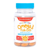 Holland & Barrett Healthy Kids Omega 3 Fish Oils with A,D,E & C Juicy Orange Flavour 60 Chewy Capsules Kid's & Teen's Multivitamins Holland&Barrett   