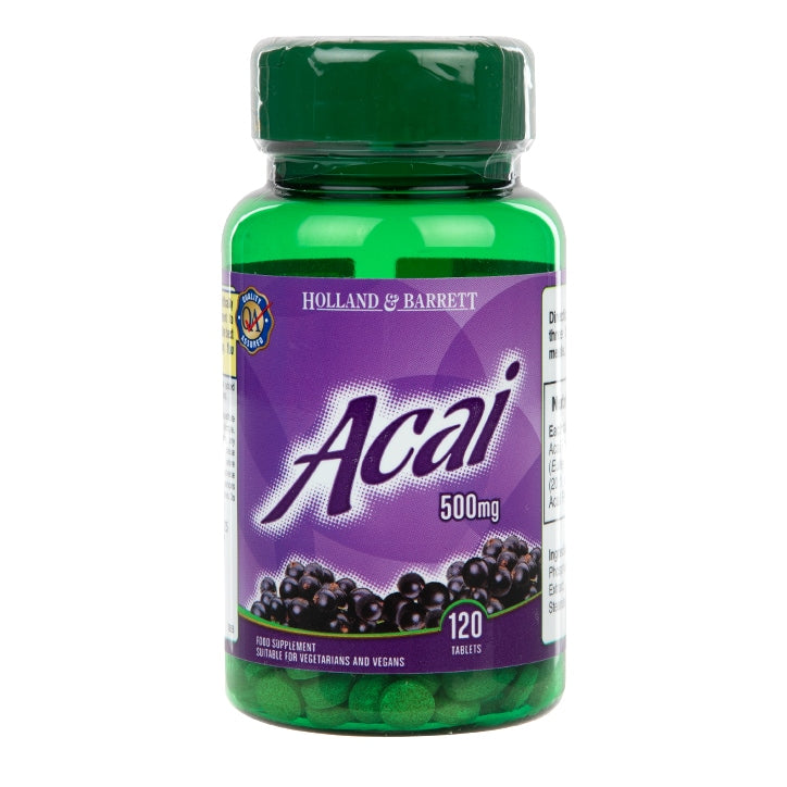 Holland & Barrett Acai Berry 120 Tablets 500mg