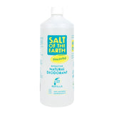 Salt of the Earth - Unscented Deodorant Spray Refill 1 Litre Natural Deodorant & Antiperspirant Holland&Barrett   