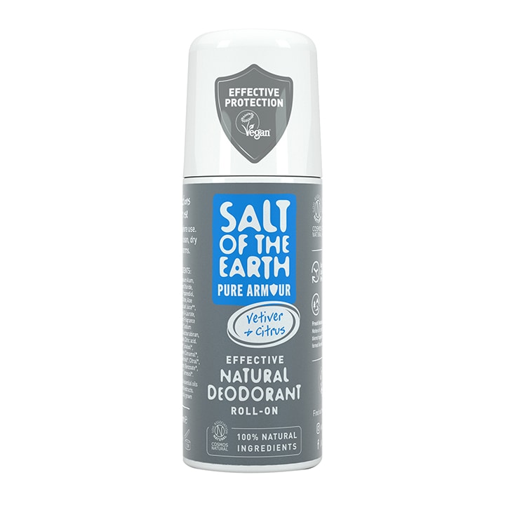 Salt of the Earth Vetiver & Citrus Natural Deodorant Roll On 75ml