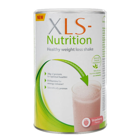 XLS Nutrition Weight Loss Shake Strawberry Flavour 400g Weight Management Support Holland&Barrett   