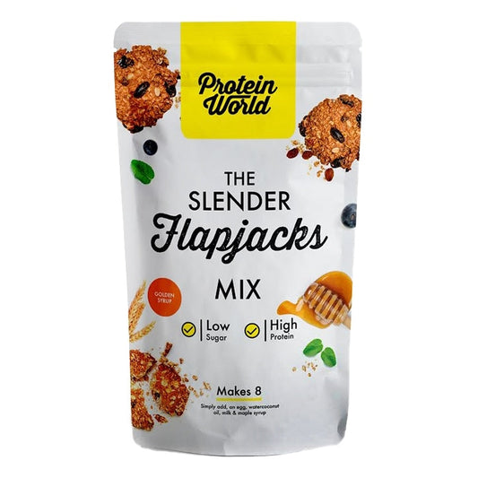 Protein World Slender Baking Flapjack Mix Golden Syrup Flavour 200g Weight Management Support Holland&Barrett   
