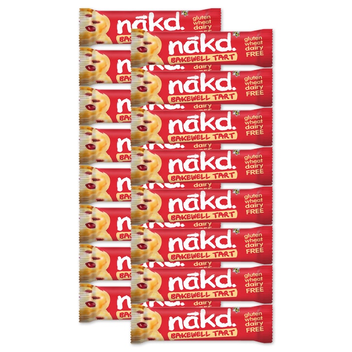 Nakd Raw Fruit & Nut Bar Bakewell Tart 18 x 35g